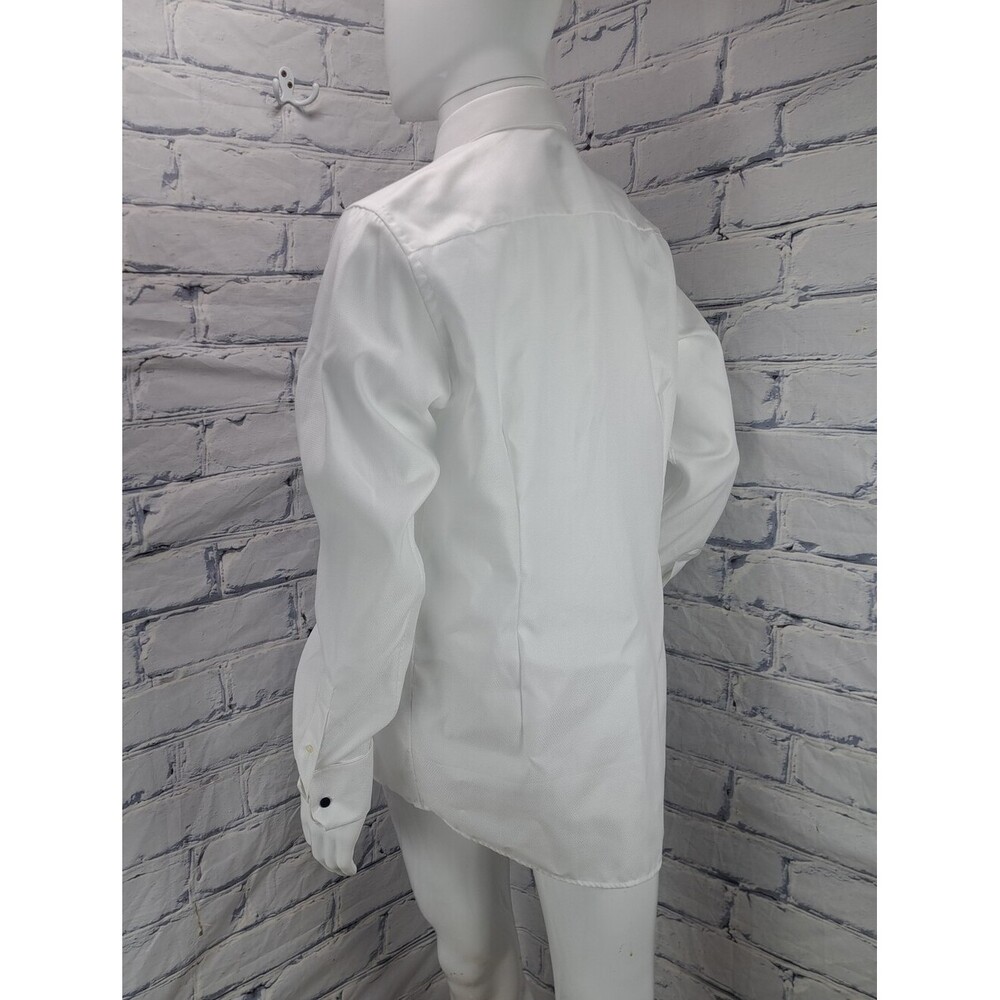 NEW Eton Men's Contemporary Luxury Dress Shirt Pure White Formal Size 42 - 16.5" - Picture 9 of 12